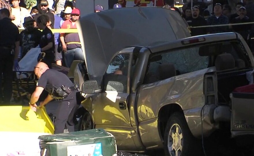 A scene from the crash, Oct. 15, 2106.