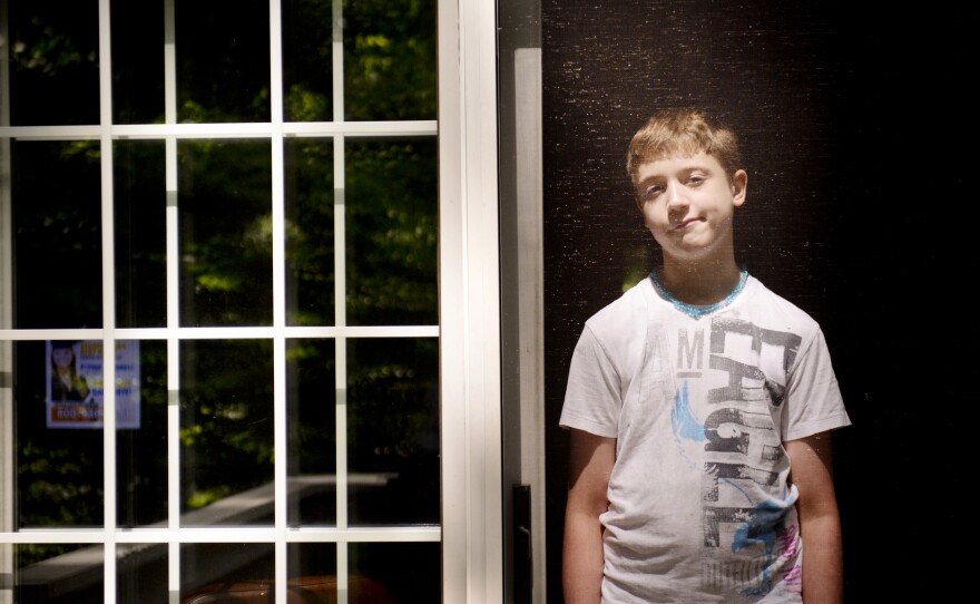 Carson Luke, 13, was injured when he was restrained at a school in Virginia at the age of 10.