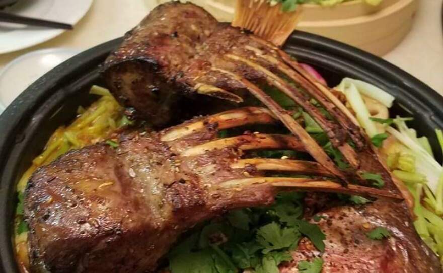 Amy Fedun's special hot pot includes whole grilled or baked fish and lamb chops.