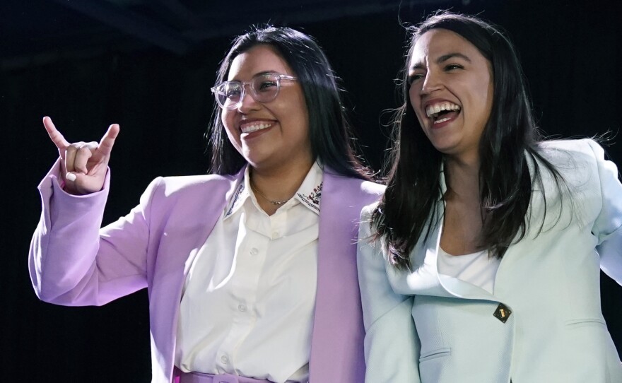 Cisneros has the backing of fellow progressives, including Rep. Alexandria Ocasio-Cortez, D-N.Y., who came to stump for Cisneros and another political candidate last weekend in San Antonio.