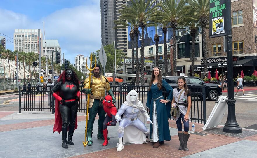 Fans cosplay at San Diego Comic-Con 2022. San Diego, Calif. July 20, 2022.
