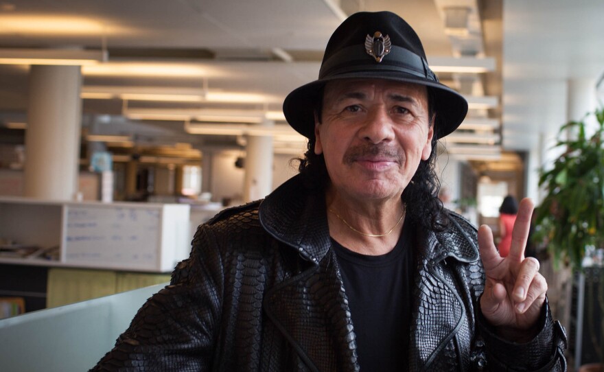 Carlos Santana visits NPR for an interview about his new memoir The Universal Tone: Bringing My Story to Light.