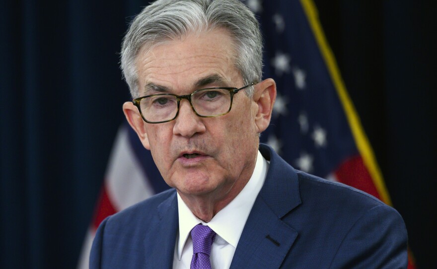 The Fed kept interest rates steady on Wednesday for a second consecutive meeting but will continue to monitor the economy. Fed Chair Jerome Powell (pictured) left the door open for another rate hike if required.