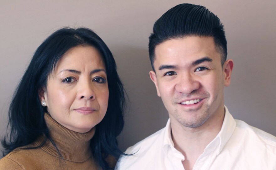 Phuong Nguyen, 55, and her son, Chris, who survived the bombing of the Alfred P. Murrah Federal Building in Oklahoma City on April 19, 1995.