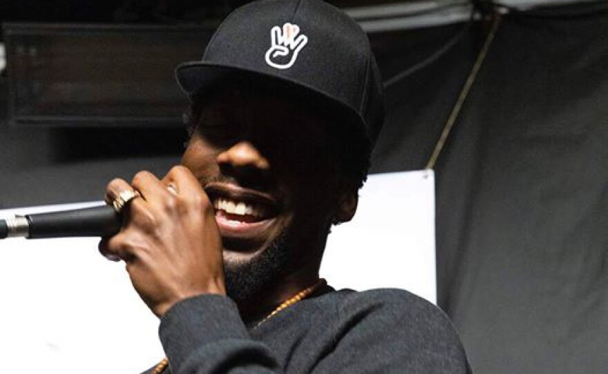 San Diego rapper Ric Scales performs in an undated photograph.