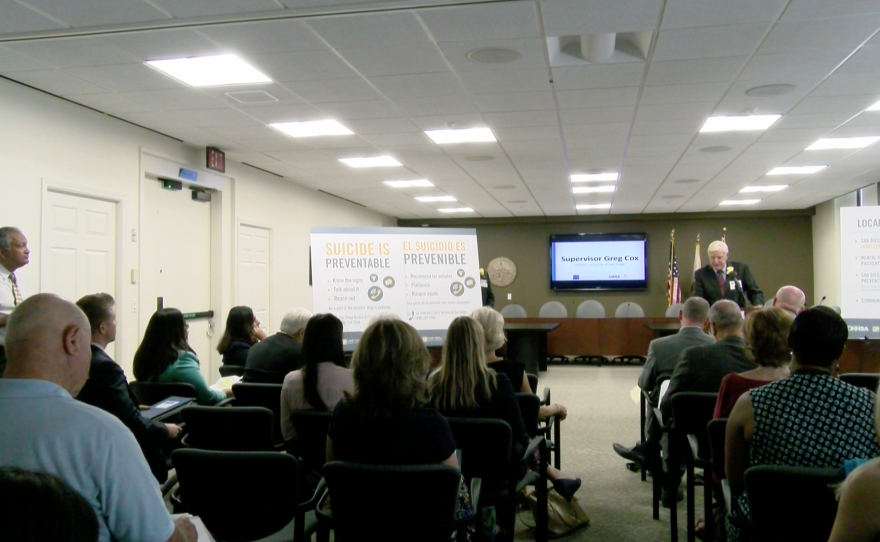 San Diego County Suicide Prevention Council presents 2016 county suicide rates, Sept. 6, 2017.