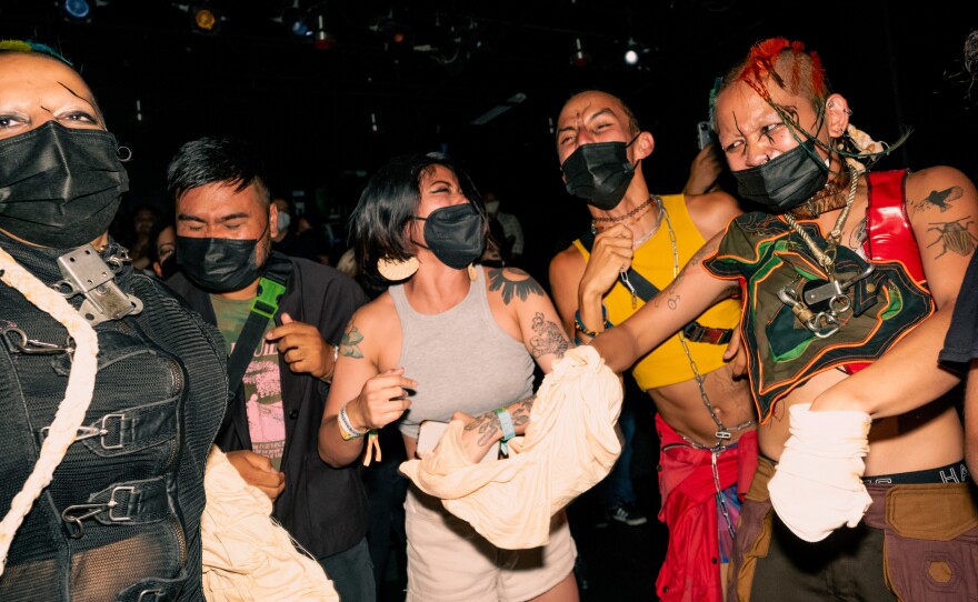 Attendees dance to the music at the seventh annual Aklasan Festival in San Francisco on Aug. 5, 2022.