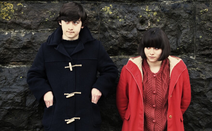 Craig Roberts and Yasmin Paige star as teenagers in "Submarine."