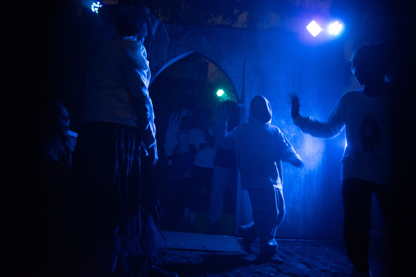 A look behind the scenes at The Haunted Trail in Balboa Park on Sept. 25, 2025.
