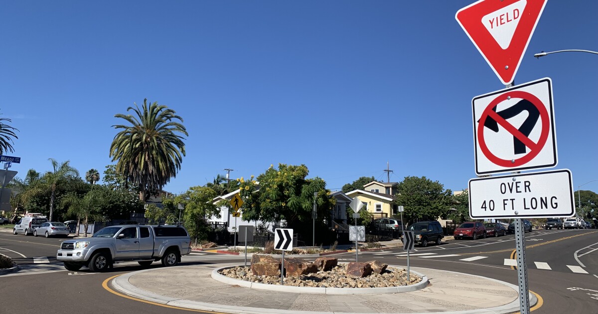 San Diego Far Behind On Goal Of Building More Roundabouts Kpbs Public