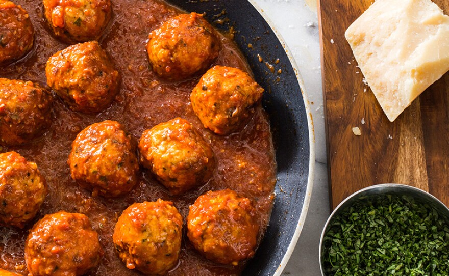 Italian-style turkey meatballs. In Season 18 of AMERICA'S TEST KITCHEN, hosts Bridget Lancaster and Julia Collin Davison head into the test kitchen to bring viewers equipment reviews, taste tests, and recipes for the home cook.