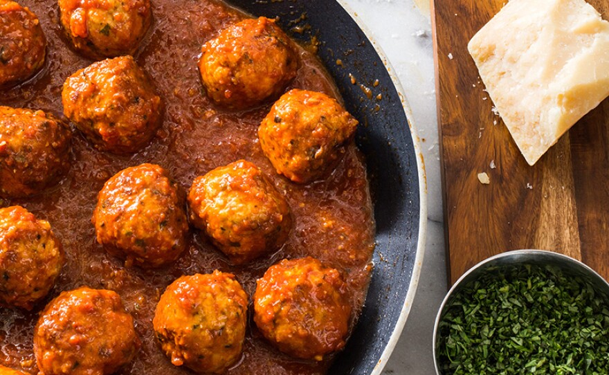 Italian-style turkey meatballs. In Season 18 of AMERICA'S TEST KITCHEN, hosts Bridget Lancaster and Julia Collin Davison head into the test kitchen to bring viewers equipment reviews, taste tests, and recipes for the home cook. 