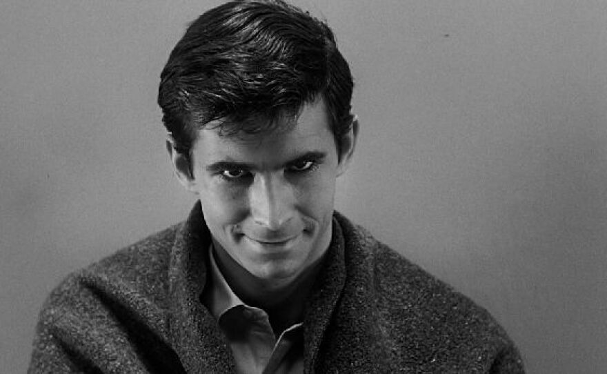 Anthony Perkins stars as Norman Bates in Alfred Hitchcock's seminal film, "Psycho" (1960).