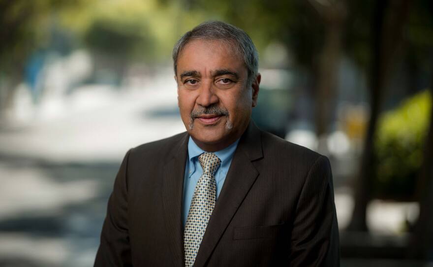 Pradeep K. Khosla has been Chancellor of UC San Diego since 2012. This is an undated head shot provided by the university.<br/>