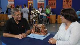 At ANTIQUES ROADSHOW in Biloxi, Mississippi, this guest arrives with an inherited sculpture he’s hoping to learn more about. Beautifully modeled after dancers from the Russian Ballet, the heirloom treasure is actually a 1928 Demeter Chiparus sculpture and a stunning example of the artist’s signature style. Entitled “Persian Dancers,” appraiser Kerry Shrives values the ivory and bronze figures at a substantial $100,000 to $150,000.