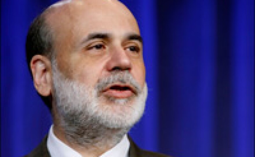 Federal Reserve Chairman Ben Bernanke is one of the three primary decison-makers who decide which companies the U.S. government will rescue.