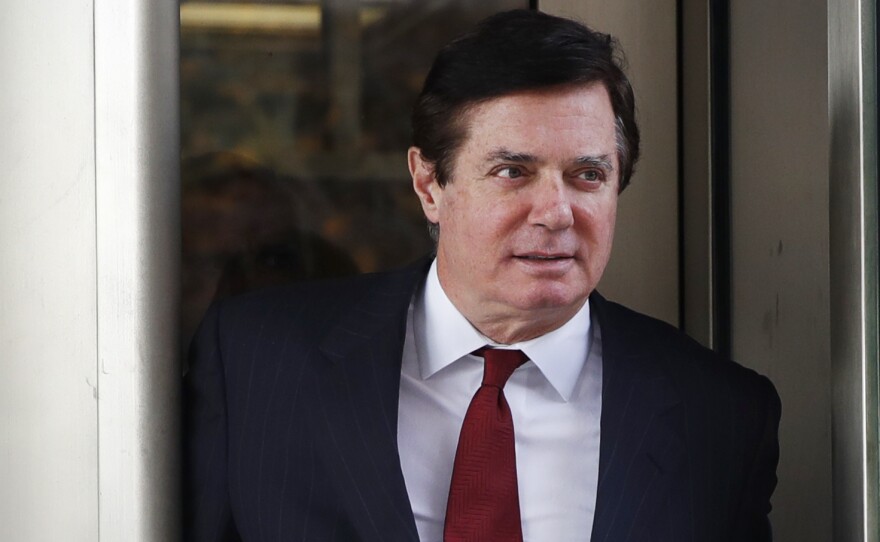 Former Trump campaign chairman Paul Manafort and business associate Rick Gates face money laundering and other charges as part of the special counsel's investigation into possible coordination between the Trump campaign and Russia.