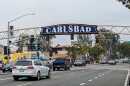 A photo of the Carlsbad sign spanning Carlsbad Boulevard, May 23, 2022.