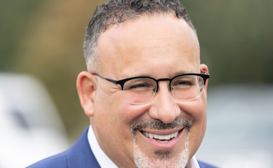 Cardona worked as a teacher, principal and state education commissioner before becoming the education secretary.