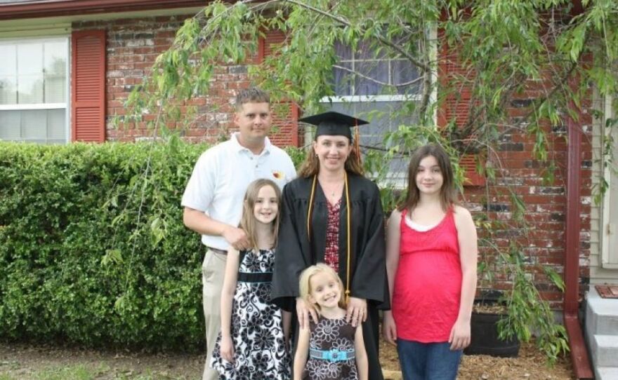 Sgt. 1st Class Forrest W. Robertson and family