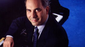 Richard Glazier at the piano. 