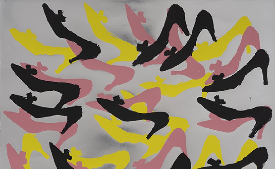 Arman LES CHAUSSURES, 1964 screenprint, 21/25 sheet: 17 × 22 in. (43.2 × 55.9 cm) Collection Museum of Contemporary Art San Diego Gift of Frank Mi tzel, 2020.30
