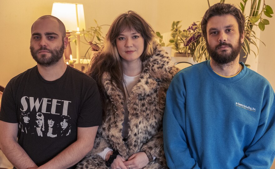 "Working together is a very egoless process," Editrix drummer Josh Daniel (right) says. "We want the music to flow when you listen to it, even if it's jarring."