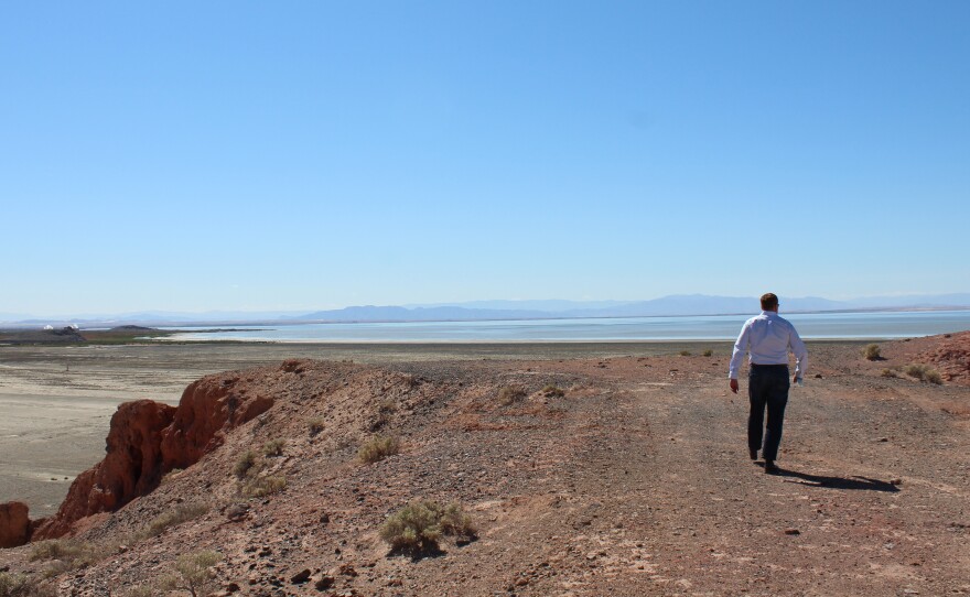 Rod Colwell, CEO of Controlled Thermal Resources, is among many hoping to transform the area around California's Salton Sea into a domestic source of lithium for electric car batteries.