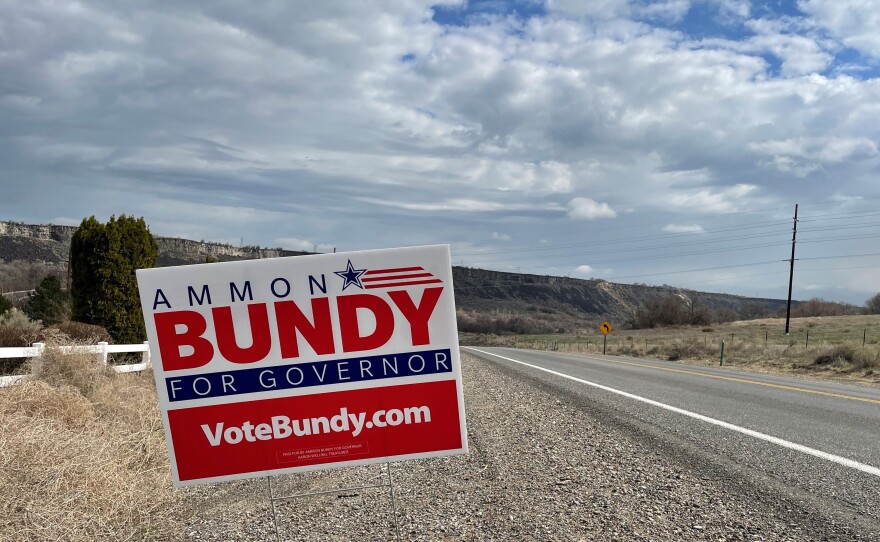 Anti-government militant Ammon Bundy is among a slate of far-right candidates running for office in Idaho in 2022