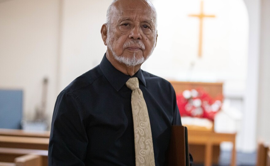 Retired pastor Julián Moreno, 80, lost his great-granddaugther during the Robb Elementary School shooting.