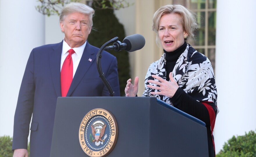 At Tuesday's briefing, Dr. Deborah Birx, the White House's coronavirus response coordinator, is expected to offer details of modeling that helped convince President Trump to extend his social distance guidelines.