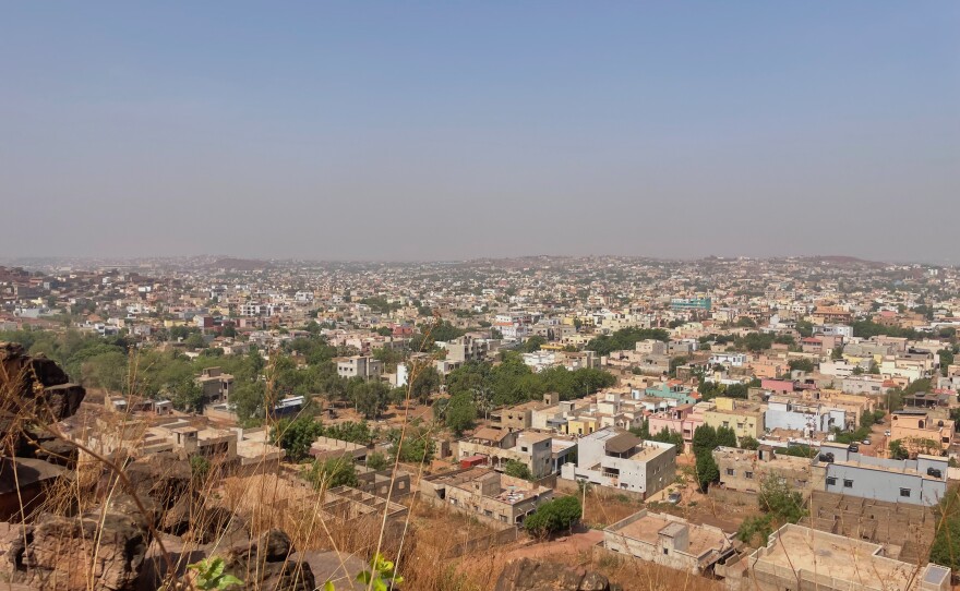 An ariel view of Bamako, Mali, April 25, 2026.