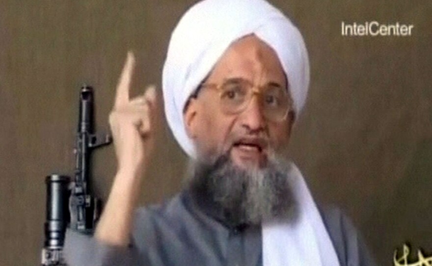 Al-Qaida's leader Ayman al-Zawahri in 2005.
