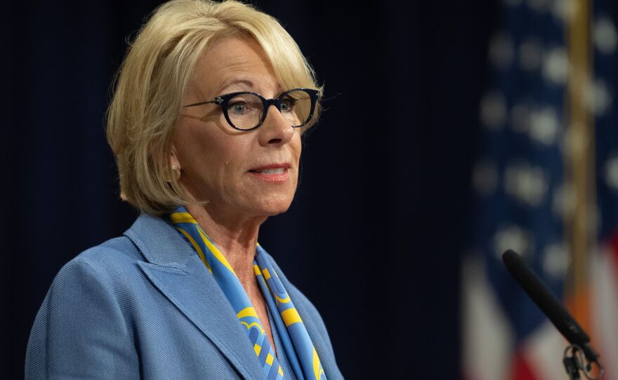 Education Secretary Betsy DeVos has argued that "borrower defense" is too lenient.