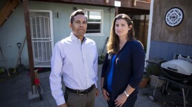 Charles and Sarah Woodson pictured at their home in this undated photo. 