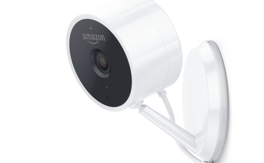 Amazon's new Cloud Cam security camera costs about $140. In some cities, users who buy the camera and a compatible smart lock can give Amazon delivery drivers access to their front doors.