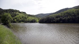 The Almaden Reservoir is filled after series of storms in San Jose, March 14, 2016.