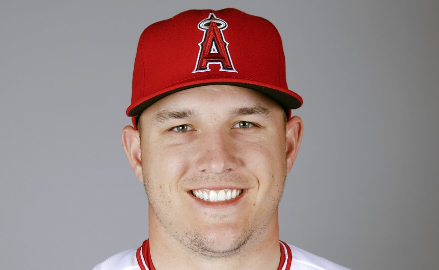 Mike Trout of the Los Angeles Angels has been named the American League's Most Valuable Player for the second time.