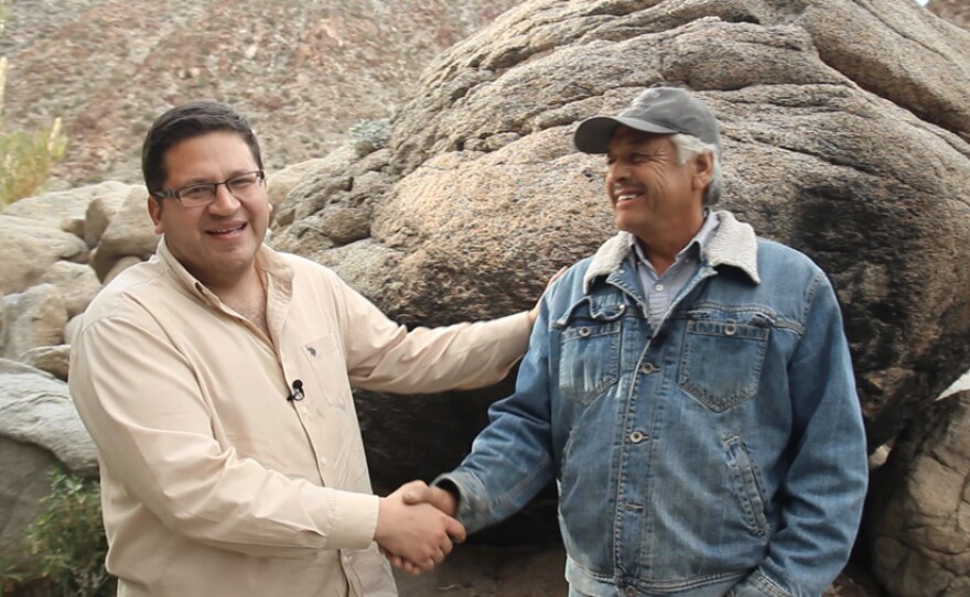 Host Jorge Meraz meets Ernesto Loya, the owner of a dessert oasis called Cañon de Guadalupe.