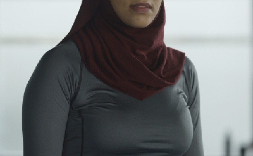 Raina Amin, played by Al Massri, often has to endure awkward conversations with her fellow recruits about her choices, her clothing and whether or not she's allowed to have crushes.