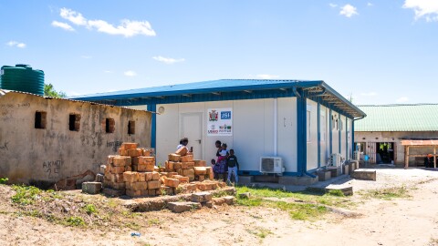 Funded by PEPFAR, this clinic in Kitwe, Zambia, provided medicines for patients who are HIV positive. President Trump's foreign aid overhaul interrupted operations in 2025.