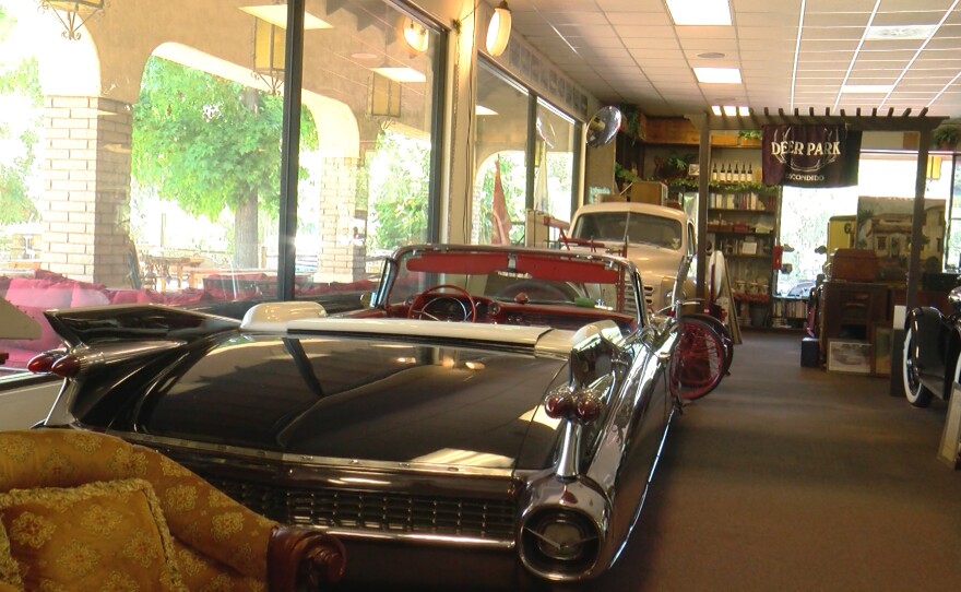 A 1959 Cadillac Eldorado Biarritz is shown at the museum on June 27, 2024.