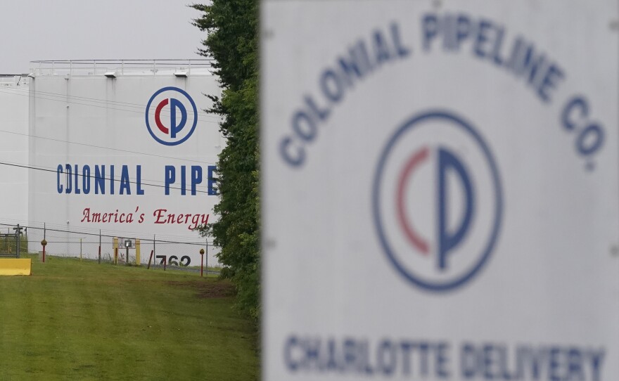 The entrance of Colonial Pipeline Company in Charlotte, N.C.