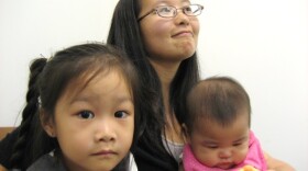 Par Lor, like many California parents, is having trouble paying for vaccinations needed for her daughter to attend school with the recent freeze to Healthy Families.