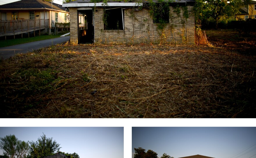 Blocks and blocks of the 2.25-square-mile Lower Ninth Ward are dotted with empty lots and abandoned homes.
