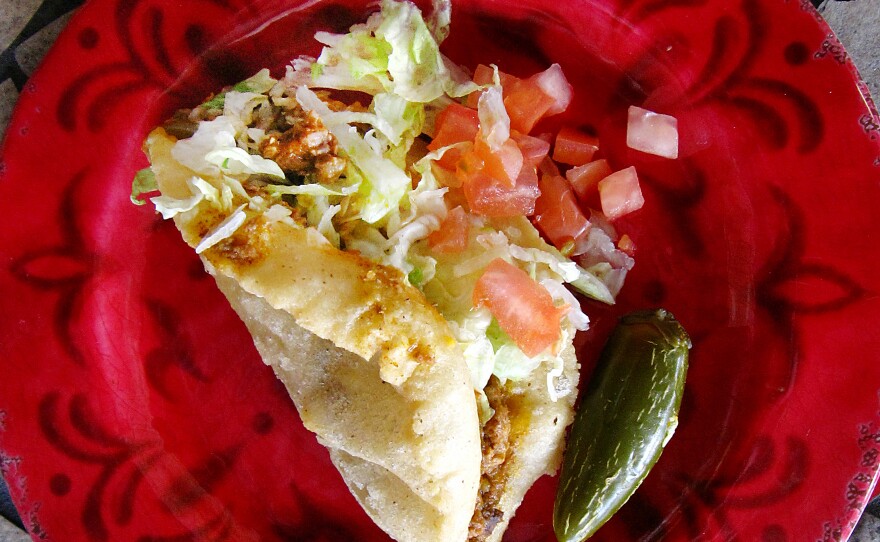 The puffy taco with beef from Rays Drive-In in San Antonio is a standout for Sutter, but the year has just begun.