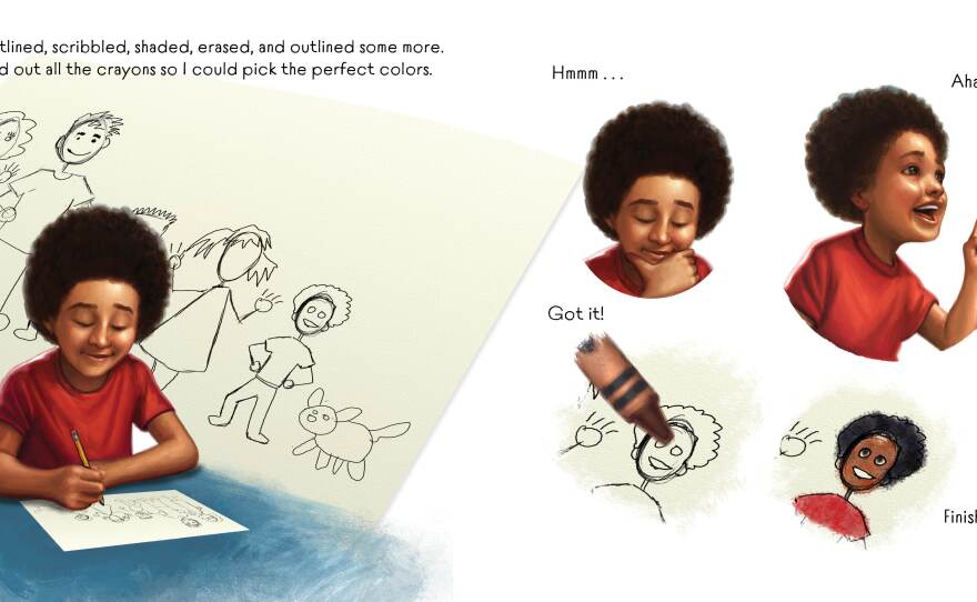 I Color Myself Different, written by Colin Kaepernick and illustrated by Eric Wilkerson