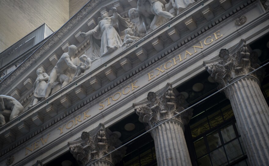 The exterior of the New York Stock Exchange on Feb. 10. A lobbying battle is being waged over a rule requiring financial advisers to act in their clients' best interest in retirement planning.