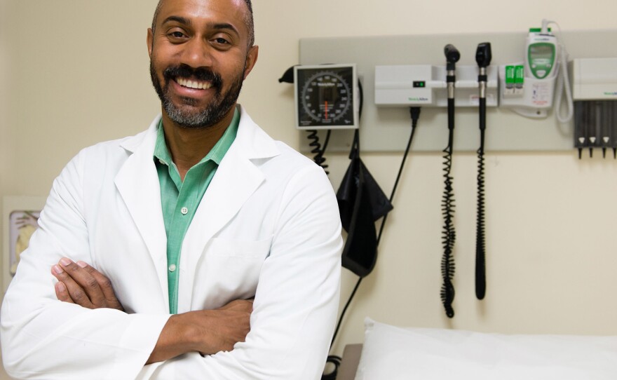 Dr. Ako Jacintho, is director of addiction medicine at the clinic. Patients say the medical staff's nonjudgemental attitude as they offer care to the homeless, drug users and others, has been a consistent strength over the years.