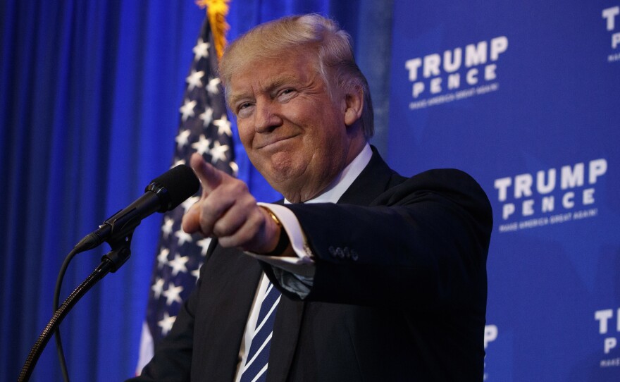 GOP presidential candidate Donald Trump, in a health care address Tuesday in Pennsylvania, again vowed to repeal and replace Obamacare.